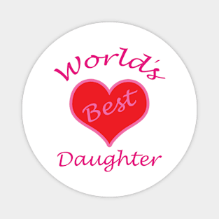 World´s Best Daughter Magnet